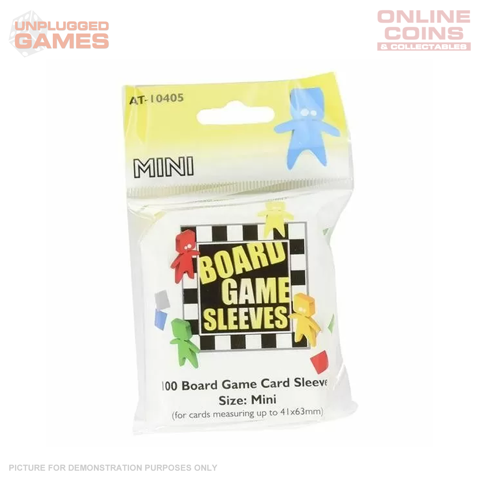 Mini Clear Dragon Shield Board Games Sleeves (41x63mm)